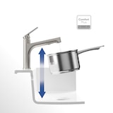 thumbnail of Villeroy & Boch 928200LC Junis Sky Shower Armatur Hochdruck ausziehbar Edelstahl