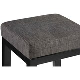 thumbnail of Barhocker Taylor Stoffbezug Sitzhöhe 78 cm Metallgestell schwarz grau