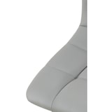 thumbnail of Set van 4 eetkamerstoelen Antibes kunstleer licht grijs