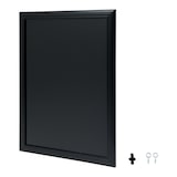 thumbnail of Securit® Wandtafel "Universal" – Schwarz lackierte Holzoberfläche – Montageset inklusive – 60x80cm