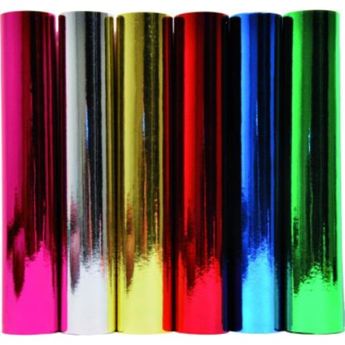 Lot de 10 Rouleau de papier métallisé une face, 80 g/m², 2m x 0,70m, coloris bleu France