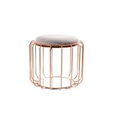 thumbnail of Beistelltisch / Pouf Corette 100 Hellviolett / Rosé