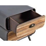 thumbnail of AUBRY GASPARD table de nuit en métal et tiroirs bois