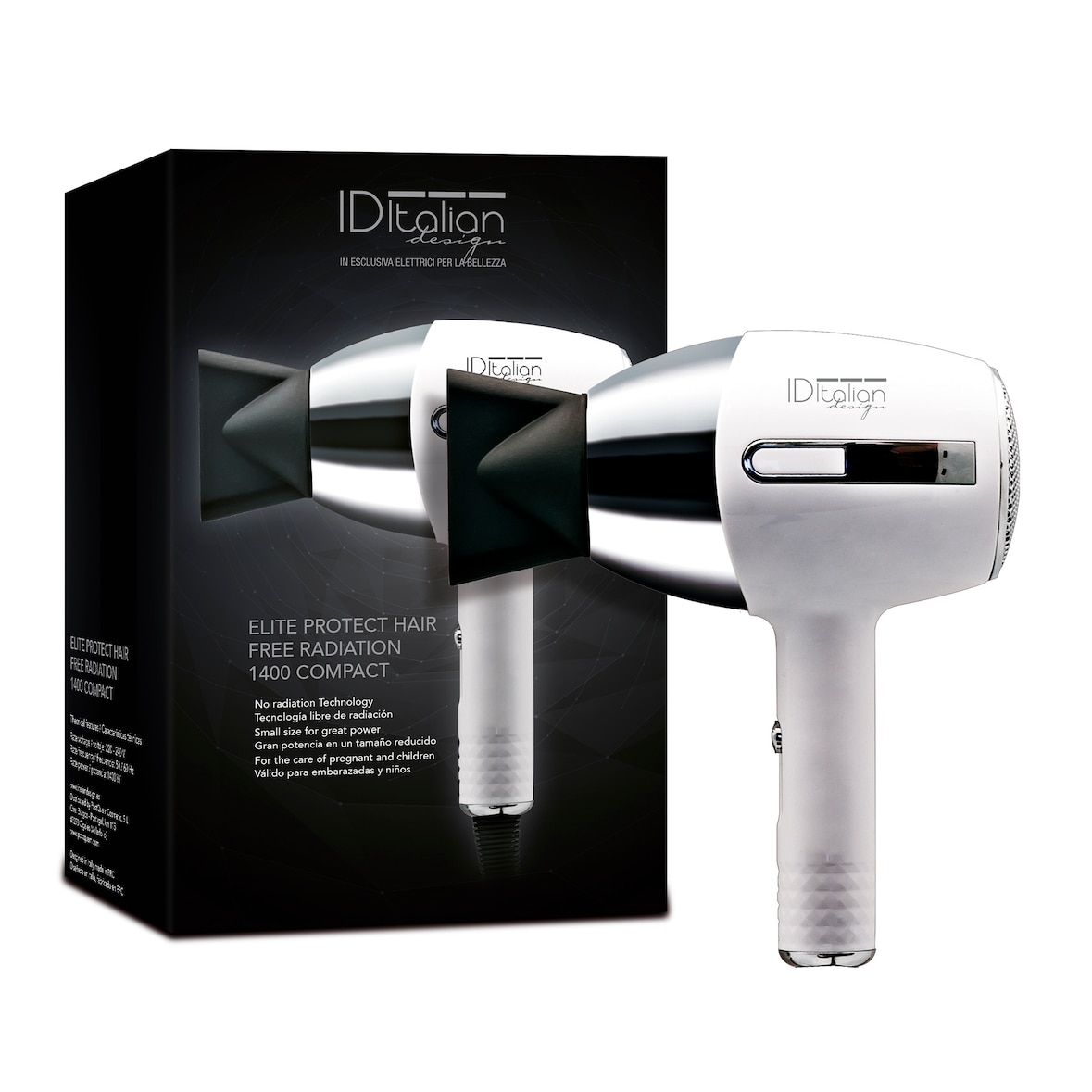 Elite Compact 1400 W Haartrockner im Italian design