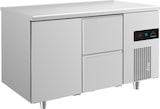 thumbnail of Gastro Kühltisch Umluftkühlung 1 Tür 2 Schubladen 1400x700x850mm -2/+8°C  281l