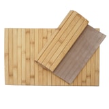 thumbnail of Mantel individual de 2 piezas HWC-E72, mantel individual, bambú lavable flexible 45x30cm