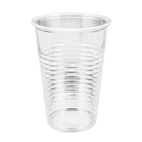 thumbnail of 100 Trinkbecher PP , gerillt, mit Eichstrich, transparent 300 ml, 08158