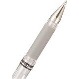 thumbnail of UNI-BALL Stylo bille pointe large encre gel Argent corps avec grip +capuchon UNI-BALL SIGNO BROAD