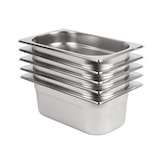 thumbnail of Lot de 5 bacs GN1/4 - 265 x 100 x 162 mm - VOGUE