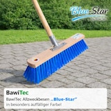 thumbnail of Blue-Star Besen 60 cm Breit mit blauen Borsten und stabilem Stiel Holzstiel 160 cm Lang Straßenbesen für Außen Garten Haus usw.