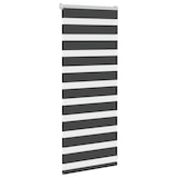 thumbnail of vidaXL Doppelrollo Schwarz 60x100 cm Stoffbreite 55,9 cm Polyester