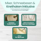 thumbnail of Emerio Küchenmaschine 5 L – 1000 W Küchenroboter – Food Processor – Küchenmixer mit Edelstahl-Rührschüssel – 6 Geschwindigkeitsstufen – KM-123117
