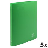 thumbnail of Exacompta - Réf. 51193SE - Carton de 25 classeurs souples - 4 anneaux 15mm - Dos 20mm - 32 x 25 cm -  A4 - Vert clair