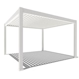 thumbnail of Weide E-Deluxe Plus | elektrische Pergola mit LED | Voll Aluminium | 4 x 4 M | motorisiertes Lamellendach weiß