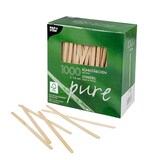 thumbnail of PAPSTAR 1000 Rührstäbchen, Holz "pure" 14 cm x 5 mm