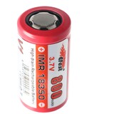 thumbnail of Efest IMR 18350 V1 - 800mAh 3,7V Li-Ion 34,85x18,3mm mit Pluspol flach, ungeschützt