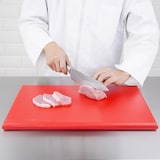 thumbnail of Hygiplas HDPE snijplank rood 450x300x25mm