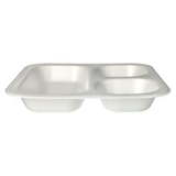 thumbnail of 200 Siegelschalen, XPS 3-geteilt 1150 ml 4,2 cm x 24,5 cm x 26,5 cm weiss laminiert