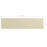 thumbnail of vidaXL Balkon-Sichtschutz Creme 75x300 cm Oxford-Gewebe