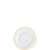 thumbnail of KAHLA 203501A69969C Pronto Line Untertasse 12 cm Line sunny yellow | Unterteller mit gelber Linie aus Porzellan
