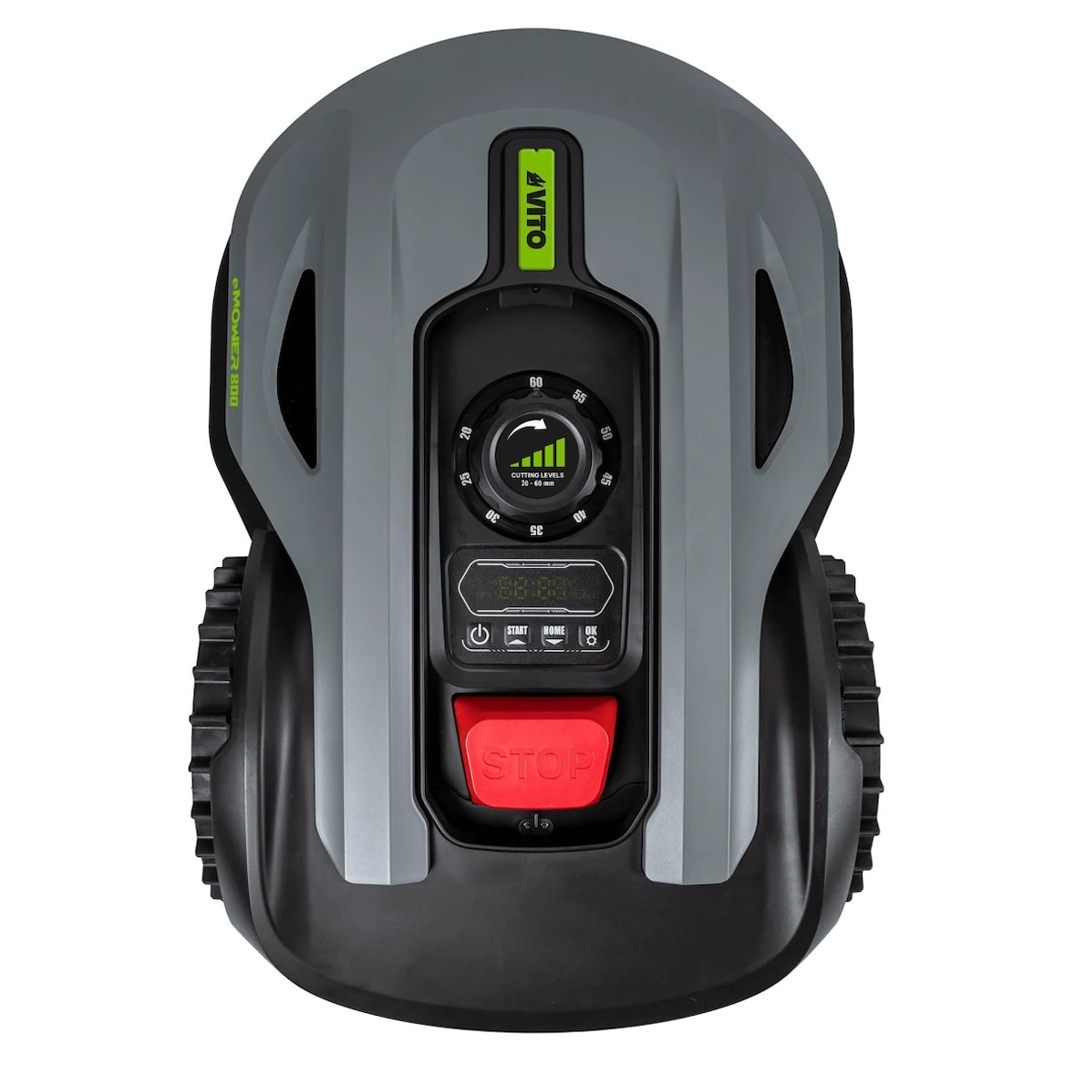 Cortador de grama robô conectado 800m2 - Estação de carregamento de 20V de bateria de cortador de grama - Boundary Wire - Android iOS VITO Connection