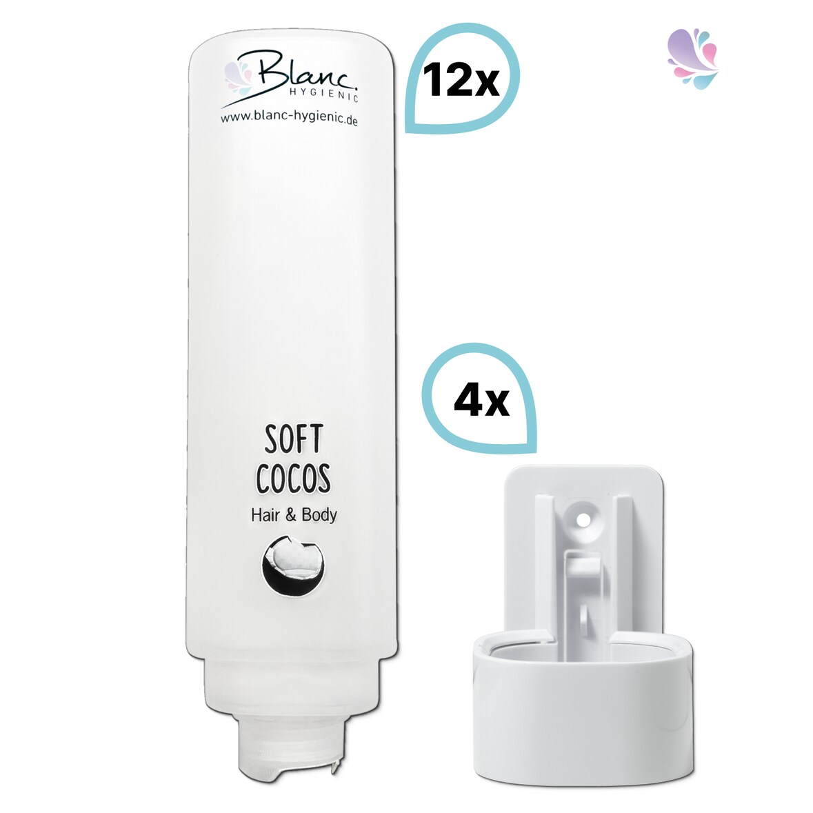 SET: Dusch- und Haarshampoo 12x425ml - HOTELSERIE