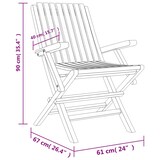 thumbnail of Helloshop26 - Conjunto de comedor exterior/jardín de 5 piezas de madera maciza de teca 02_0014293