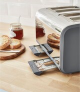 thumbnail of SWAN ST14620 Nordic Tostadora Pan Ranura Ancha 4 Rebanadas, 3 Funciones, 6 Niveles, Diseño Moderno, Gris, 1500W