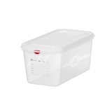 thumbnail of HENDI GN 1/3 container, polypropyleen, GN 1/3, 6L, Transparant, 325x176x(H)150mm, Rechthoekig
