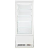 thumbnail of Cleiton® Vitrina Pastelera Expositora Refrigerada Vertical 4 Estantes 1 Puerta Blanca 100 Litros Ventilada | Vitrina Sobremesa Cristal Recto