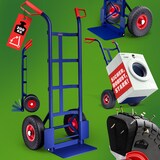 thumbnail of GARDEBRUK® Sackkarre PU Vollgummireifen