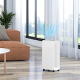 thumbnail of Deshumidificador eléctrico 12L/día depósito de agua 2,5L con ruedas temporizador de 24 horas pantalla digital de humedad blanco