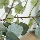 thumbnail of HOMCOM eucalipto artificial 120 cm planta artificial decorativa grande árbol artificial de interior con 230 hojas decoración para hogar verde