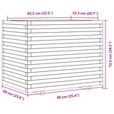 thumbnail of vidaXL Pflanzkübel 90x60x72,5 cm Kiefernholz Imprägniert