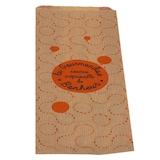thumbnail of Sac sandwich kraft motif rouge 10 x 4 x 26 cm x 500