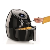 thumbnail of Ariete Airy Fryer XXL Nero
Friggitrice ad aria da 7 litri, frigge senza odori, con un solo cucchiaio di olio fino a 2,5 kg di patatine fritte. . Nero