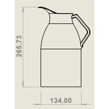thumbnail of CHEFGASTRO Kaffee Thermoskanne 2L | HxB 26,6x13,4cm | Edelstahl