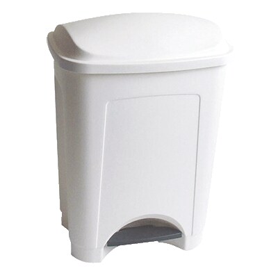Prodifa Poubelle Tango 50L Blanc A Pedale