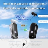 thumbnail of Oreillette Bluetooth Professionnelle Avec Autonomie 12h Et Connexion Double Appareil Noir YONIS