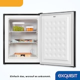 thumbnail of Exquisit Mini Gefrierschrank GB60-150E schwarz | 42 l Nutzinhalt | Klein und kompakt | Türanschlag wechselbar | Gefrieren