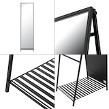 thumbnail of Helloshop26 - Freistehender Spiegel 160 x 44 x 60 cm schwarz 03_0007977