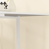 thumbnail of HOMCOM mesa plegable de comedor para 4-6 personas mesa de comedor plegable con ruedas y alas abatibles mesa abatible para cocina 120x80x73 cm blanco