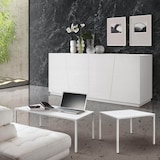 thumbnail of OCEANUS tavolo da pranzo di design moderno industrial cm 55 x 90 x 45 h colore Bianco