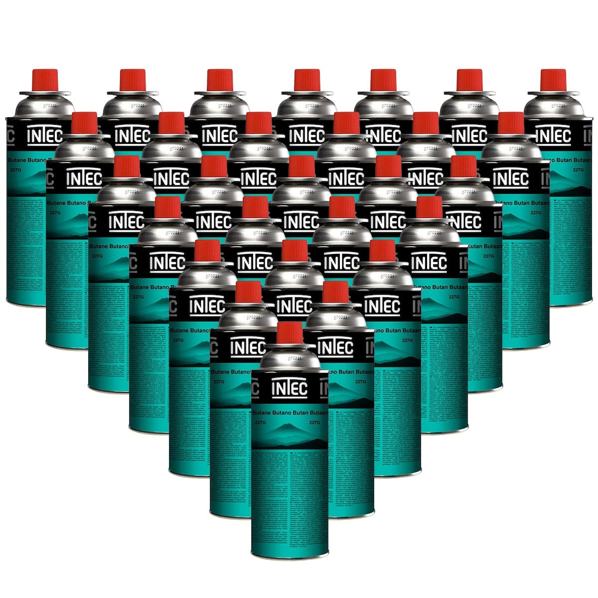 Campinggasfles 227gr Butaangaspatroon x28 INTEC