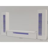 thumbnail of Dmora Parete attrezzata Enzo, Set salotto porta TV, Mobile soggiorno multiuso, 100% Made in Italy, cm 290x40h162, Bianco lucido