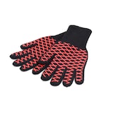 thumbnail of METRO PROFESSIONAL Grillhandschuhe, Silikon, Onesize, schwarz/rot, 1 Paar