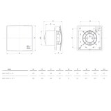 thumbnail of Kleinraumventilator Punto Evo Flexo MEX 120/5 LL 1S T Weiß 13