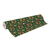 thumbnail of Rouleau de papier cadeau Excellia Noël, 80 g/m², 50m x 0,70m, motif Forest