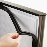 thumbnail of Merax Kühlschrank 106L, Kühl-Gefrierkombination, 60L Kühlschrank + 46L Gefrierfach, 7 Stufen, 166 kWh/Jahr, 45 dB, Silber