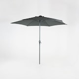 thumbnail of Guarda-sol externo fixo redondo, tecido 270 cm, Alumínio, Cor Cinza, 250 cm